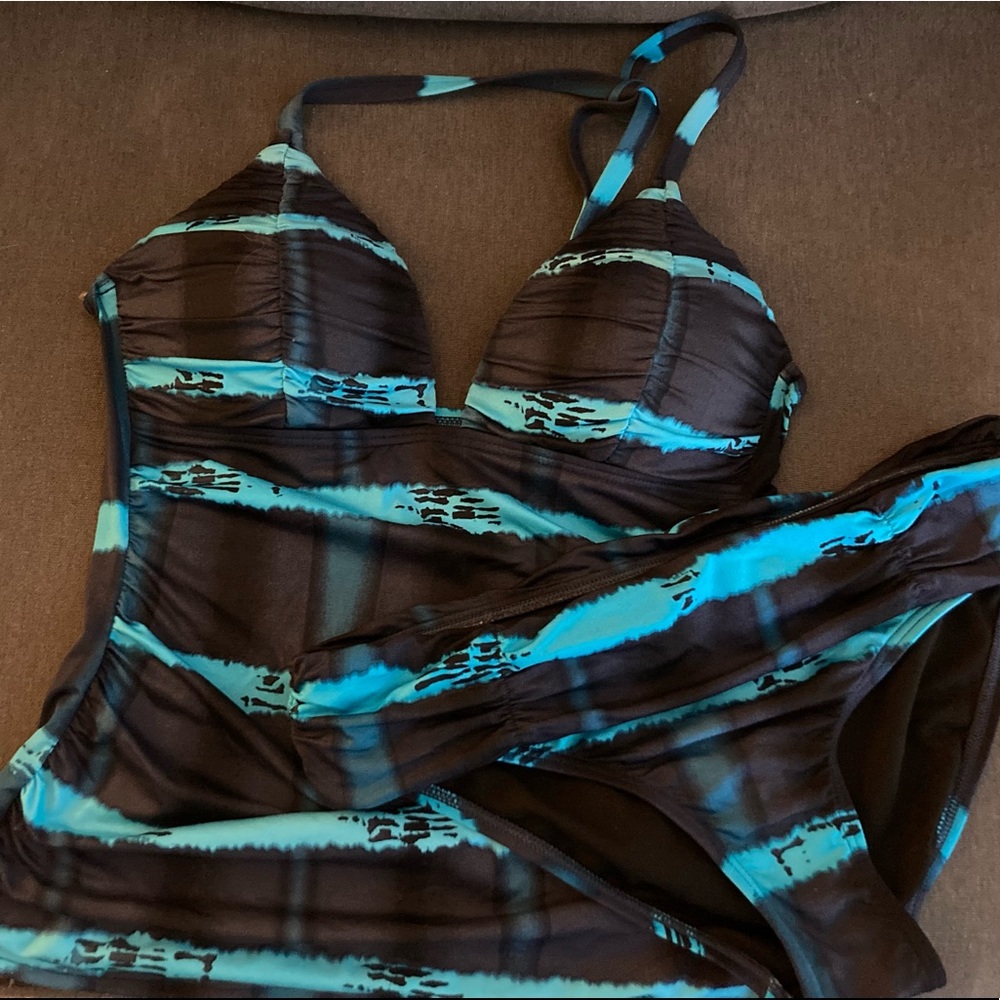 a.n.a Halter tankini swim suit